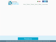 Tablet Screenshot of hotelolimpiacortina.com